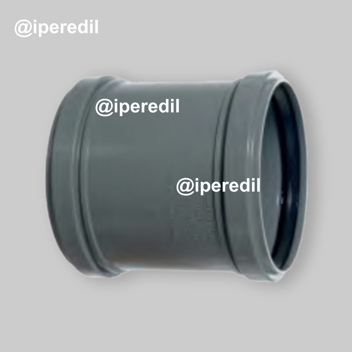 MANICOTTO A DOPPIO INNESTO CON 2 BICCHIERI "EUROPA" Ø110 mm