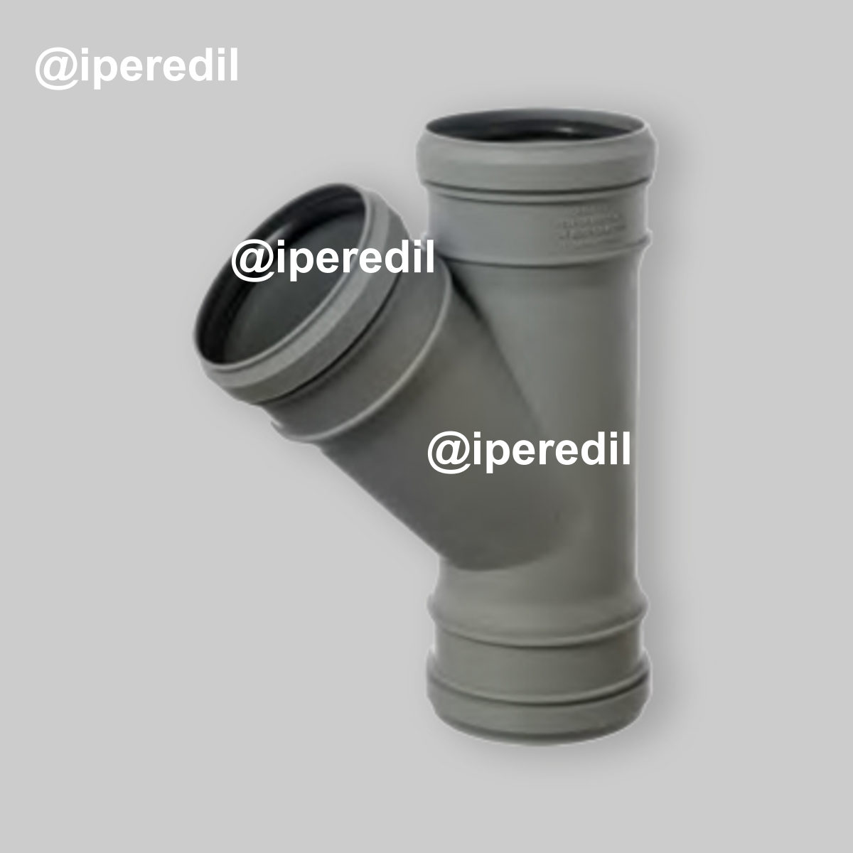 BRAGA A DOPPIO INNESTO "EUROPA" Ø90 mm - 45°