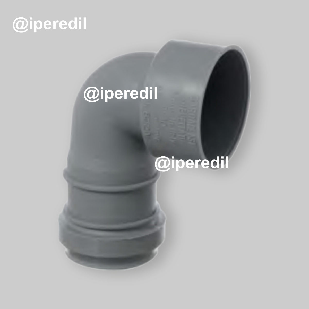 CURVA TECNICA DOPPIO INNESTO "EUROPA" Ø50x50 mm