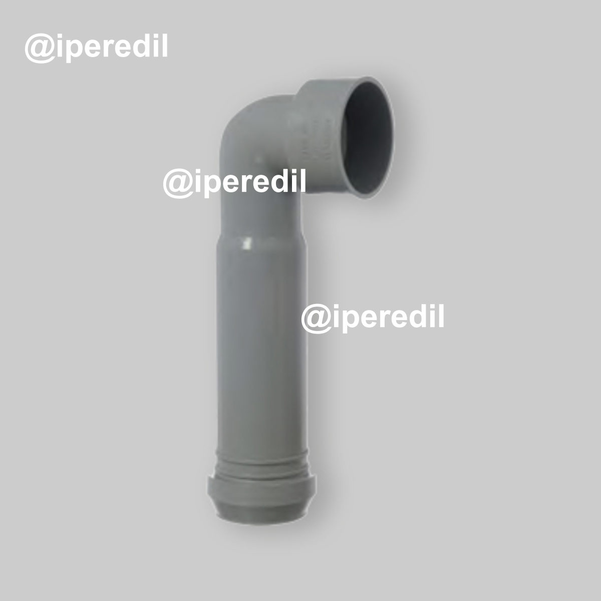 CURVA TECNICA AD INNESTO PROLUNGATA "EUROPA" Ø40x46 mm