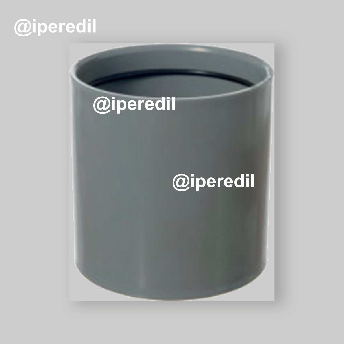 RACCORDO RIDOTTO AD INNESTO PASSAGGIO PVC/PP CON 2 O-RING INTERNI "EUROPA" Ø100/110 mm