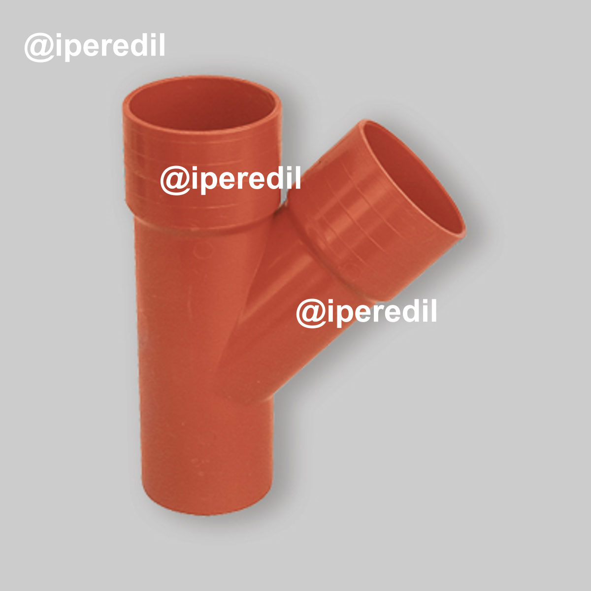 BRAGA A 45° IN PVC ARANCIO Ø160 mm