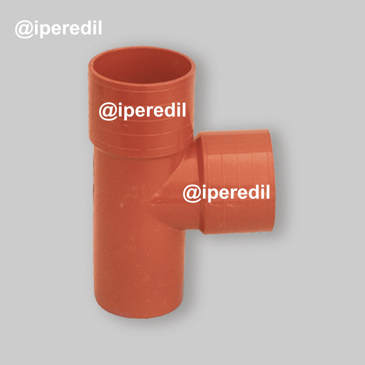 BRAGA A 87,30° IN PVC ARANCIO Ø40 mm