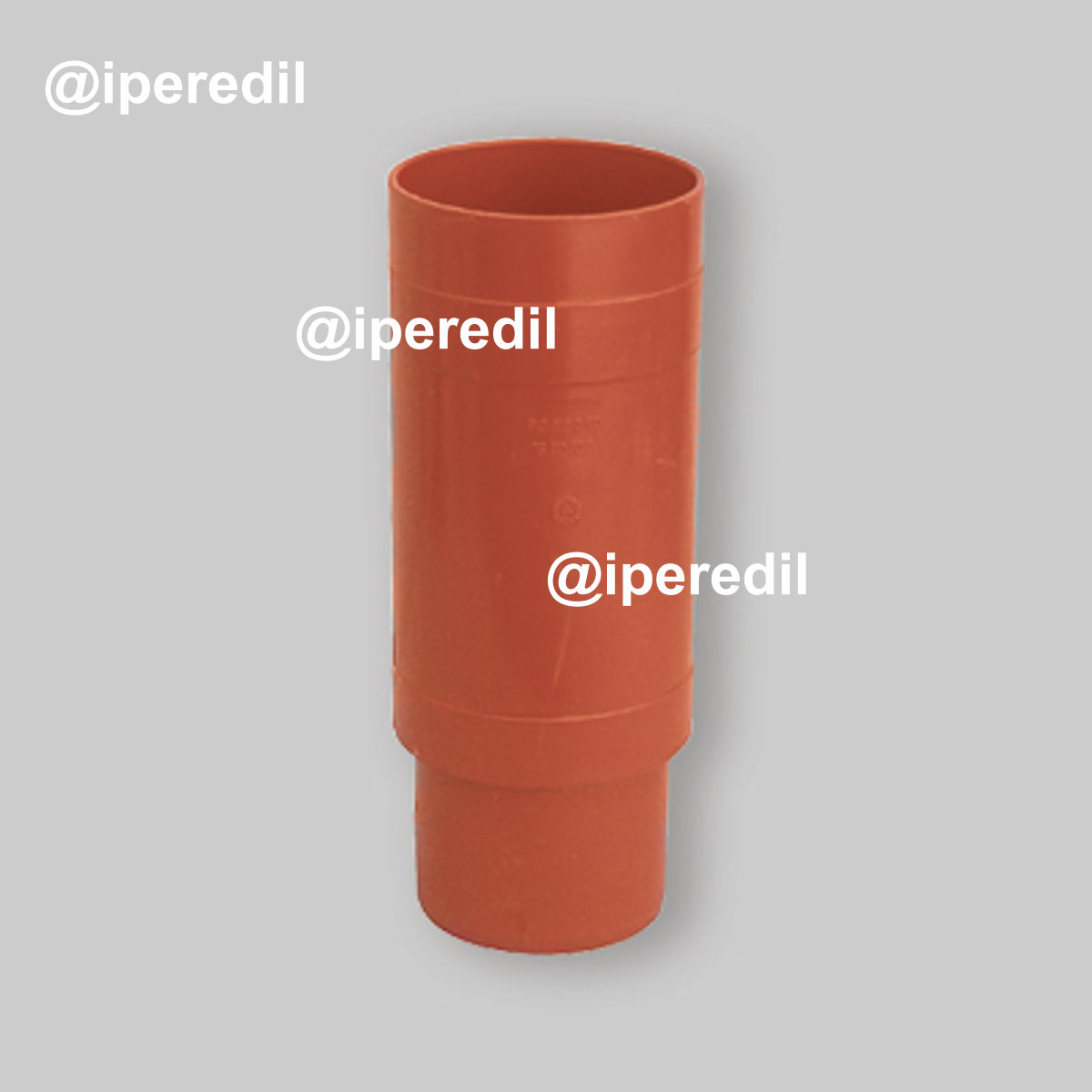 GIUNTO DI RIPARAZIONE 1 PEZZO IN PVC ARANCIO Ø200 mm