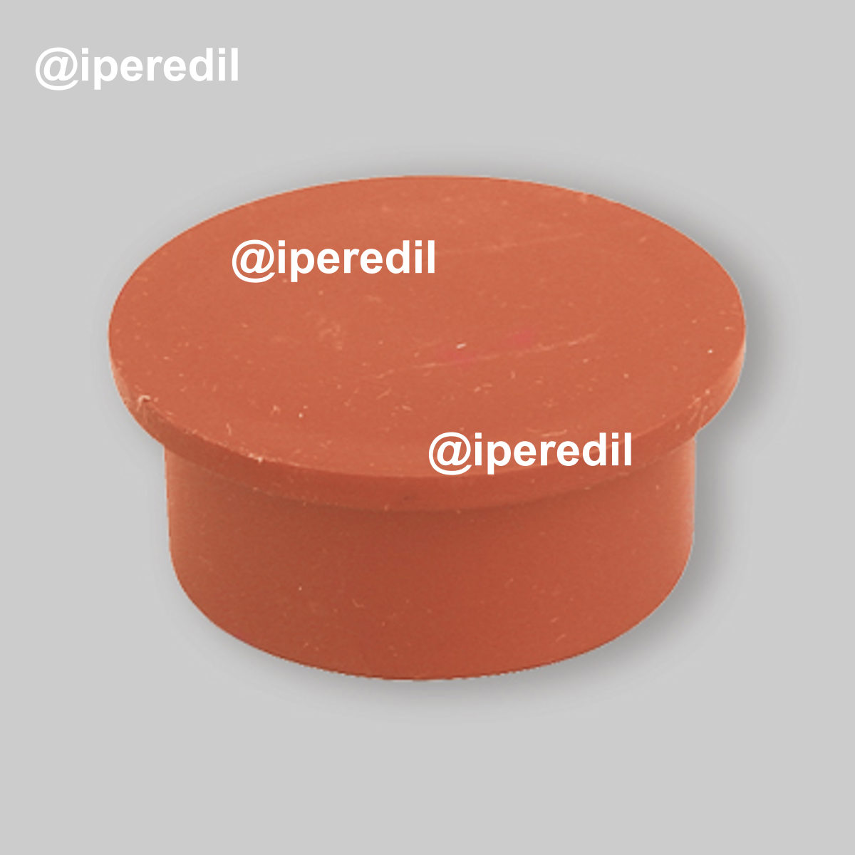 TAPPO AD INCASTRO IN PVC ARANCIO Ø50 mm