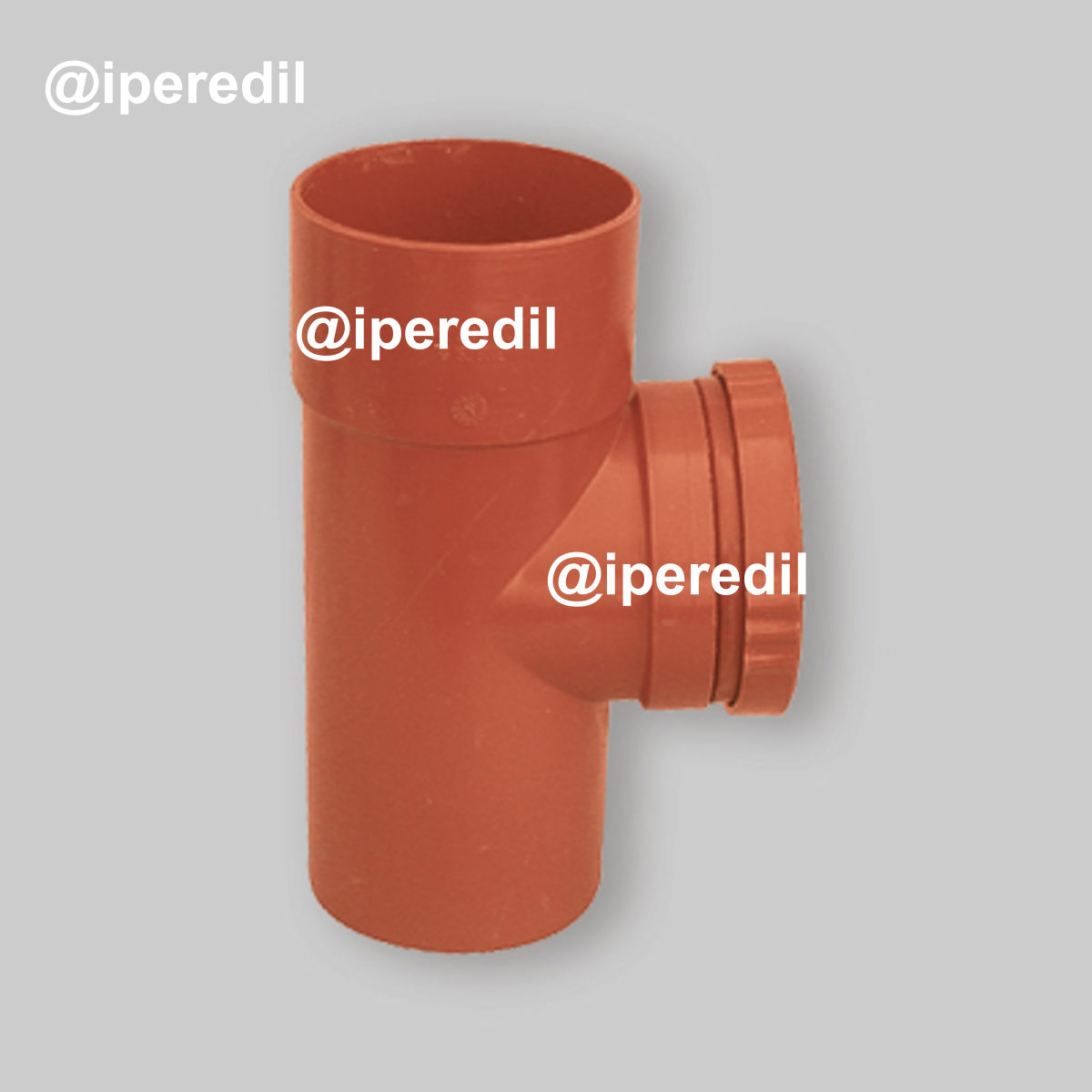 ISPEZIONE LINEARE IN PVC ARANCIO Ø100 mm