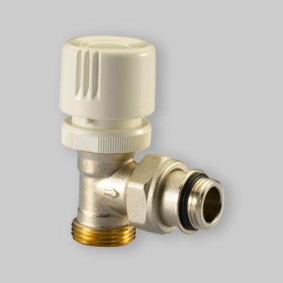 VALVOLA TERMOSTATIZZABILE A SQUADRA CON ATTACCO MASCHIO SERIE STANDARD IVAR EUROK x 3/8" M O-ring