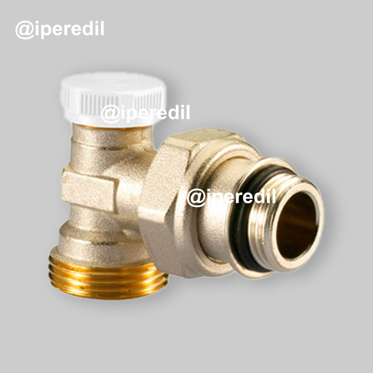 DETENTORE A SQUADRA CON ATTACCO MASCHIO "SERIE 300" IVAR EUROK x 1/2" M O-ring