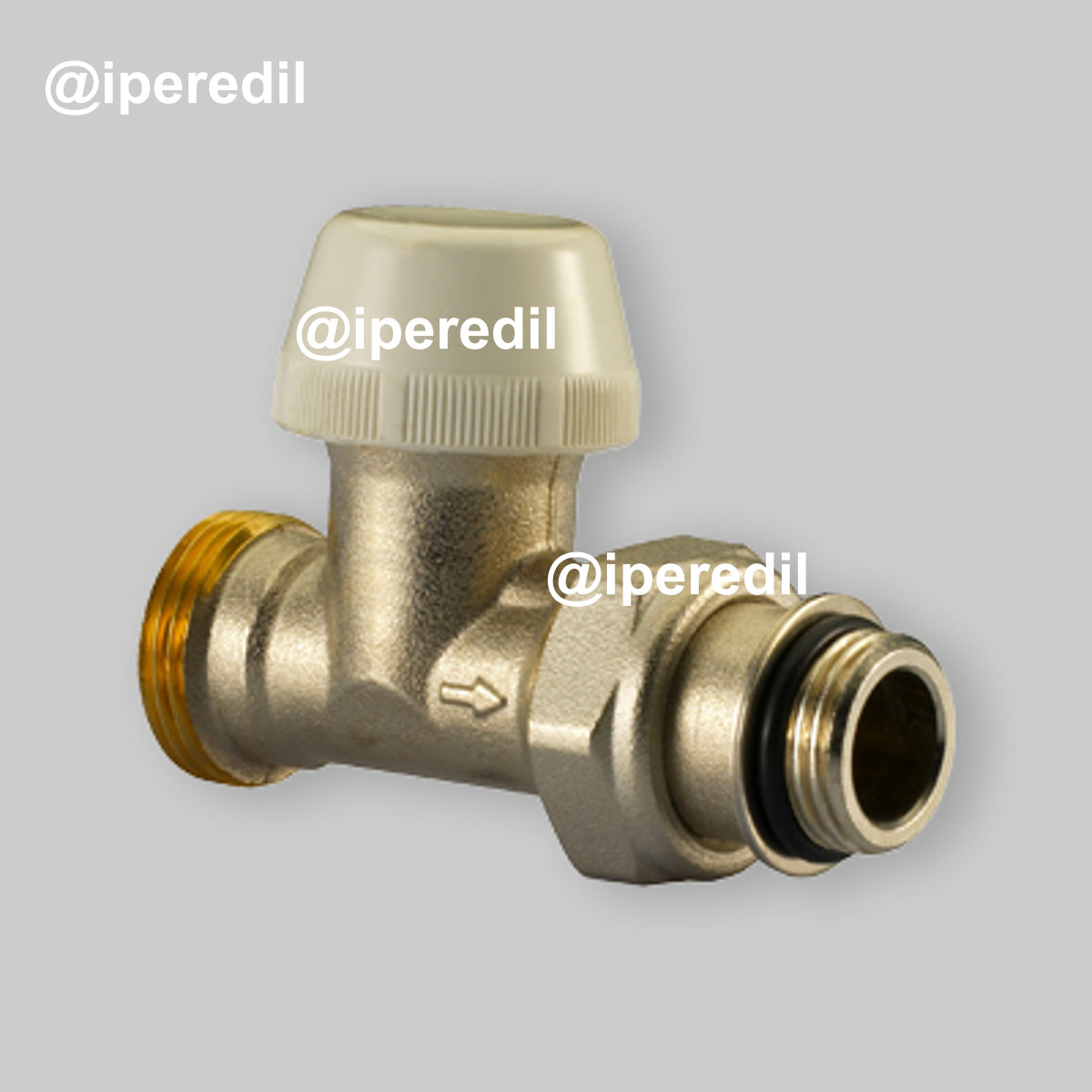 DETENTORE DIRITTO CON ATTACCO MASCHIO "SERIE 300" IVAR EUROK x 3/8" M O-ring