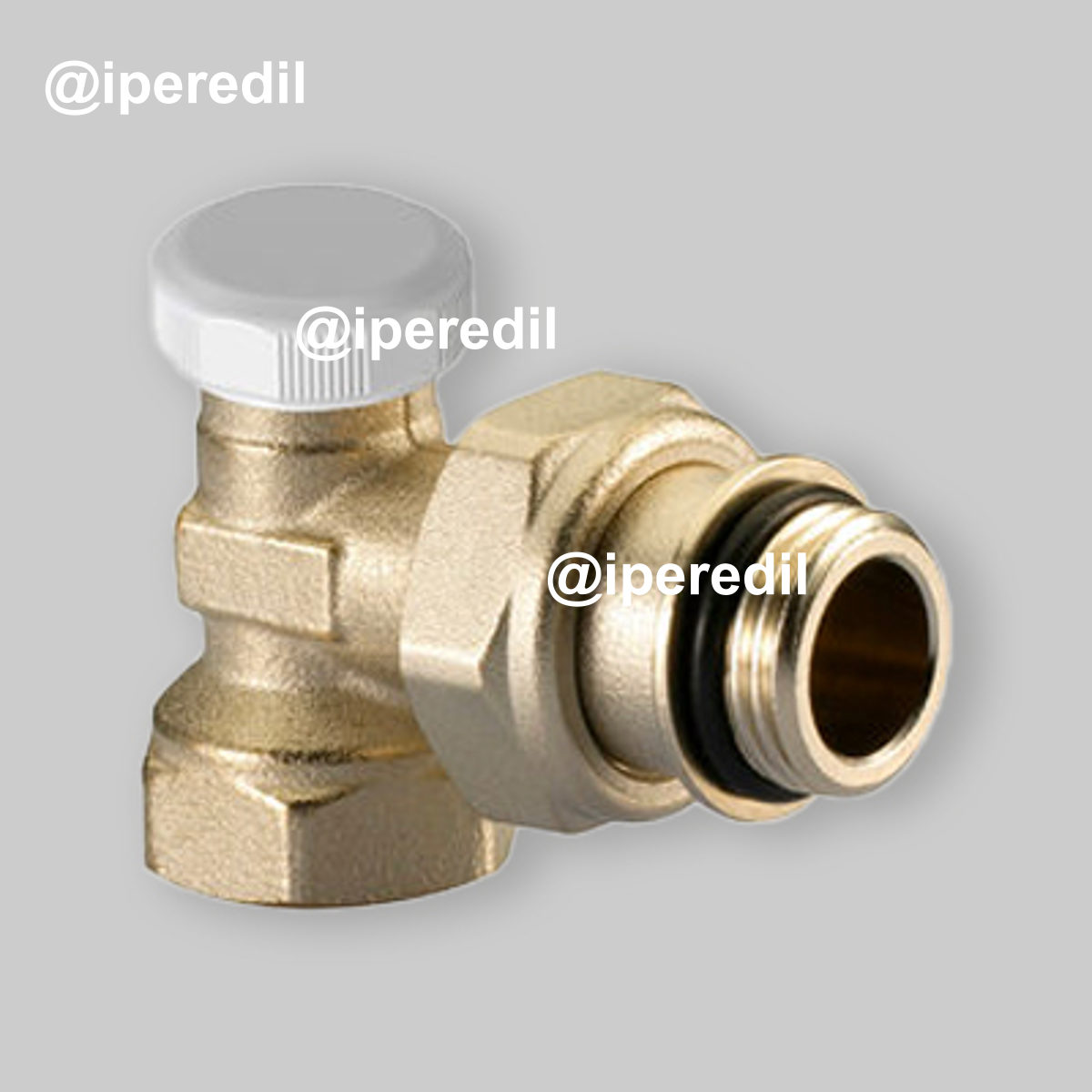 DETENTORE A SQUADRA CON ATTACCO FEMMINA "SERIE 300" IVAR 1/2" F x 1/2" M O-ring