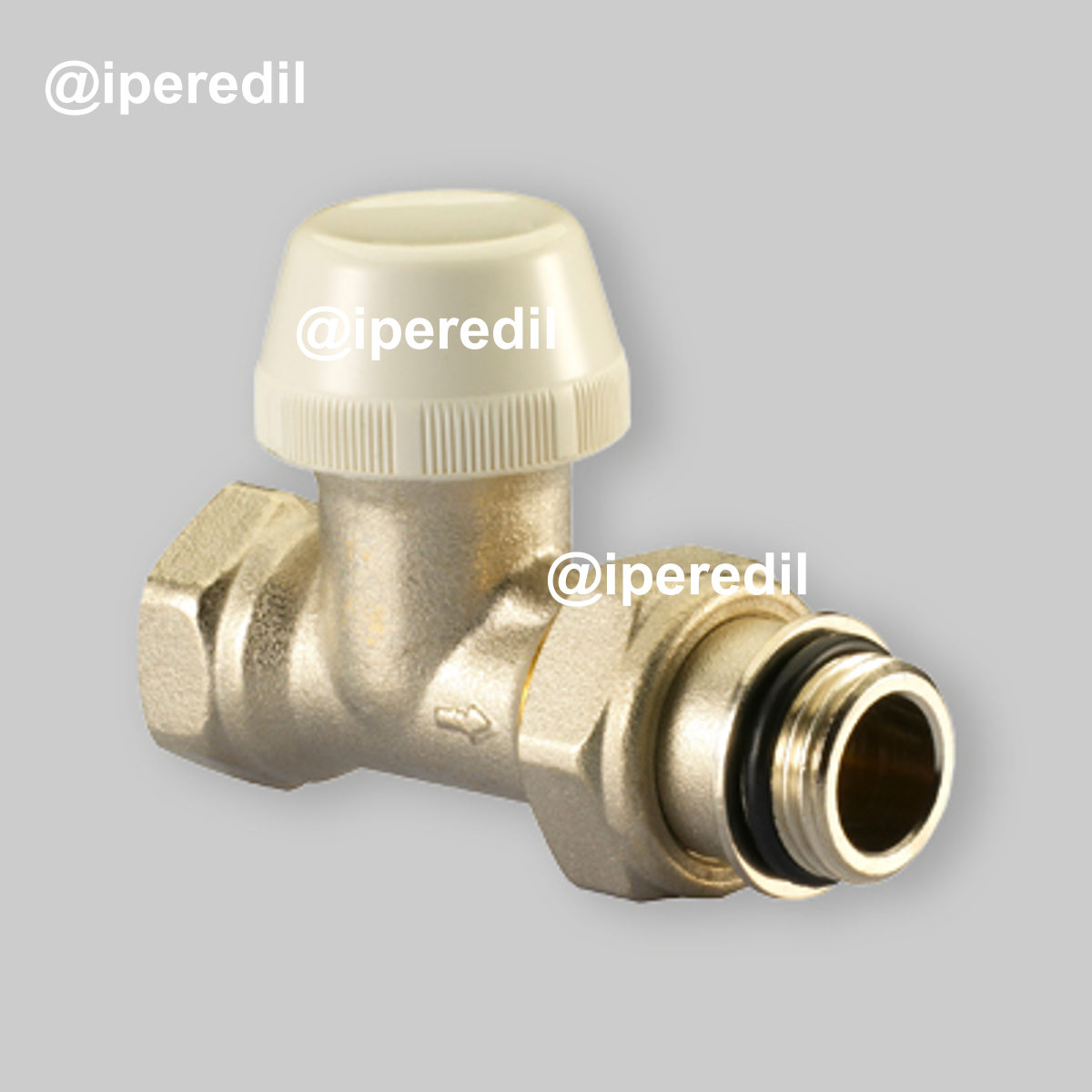 DETENTORE DIRITTO CON ATTACCO FEMMINA SERIE STANDARD IVAR 1/2" F x 1/2" M O-ring