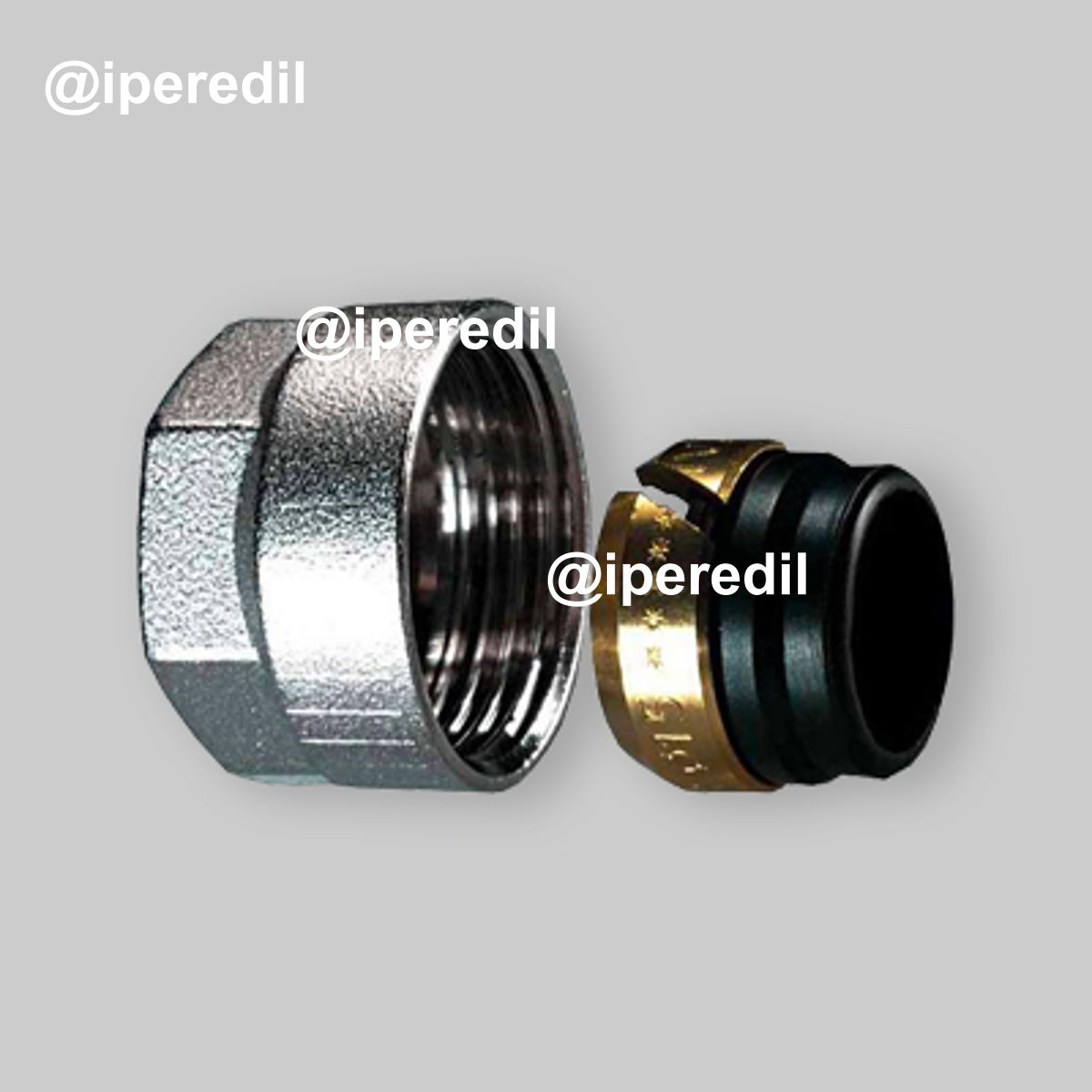 RACCORDO EUROK PER TUBO RAME IVAR EUROK x Ø14