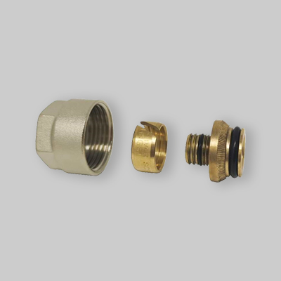 RACCORDO EUROK PER TUBO MULTISTRATO E IN POLIETILENE IVAR EUROK x 16