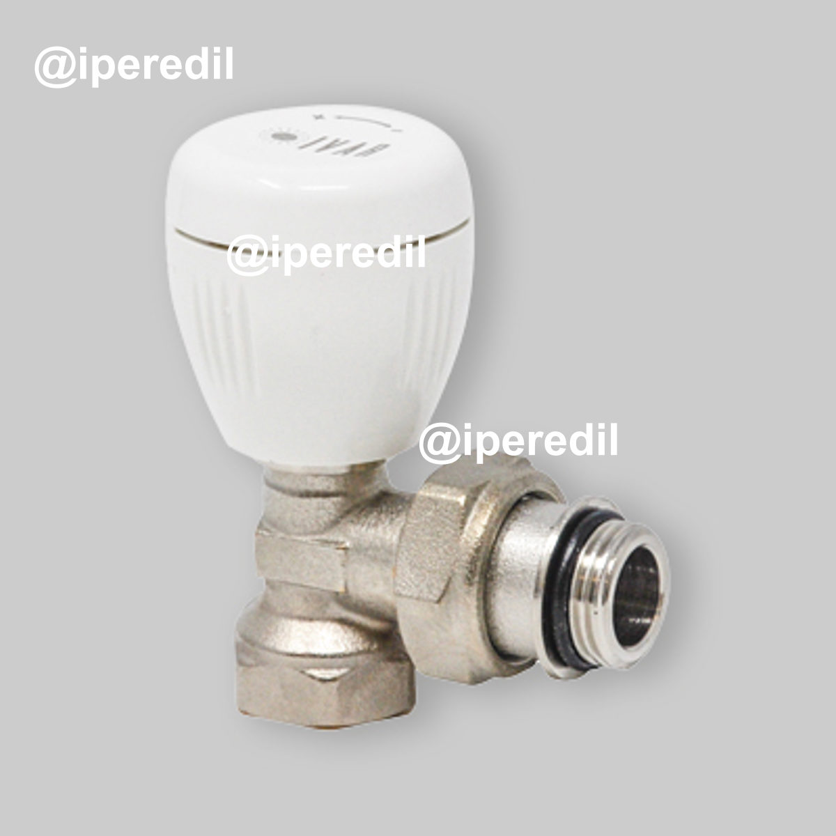 VALVOLA MANUALE A SQUADRA CON ATTACCO FEMMINA IVAR 3/8" F x 3/8" M O-ring