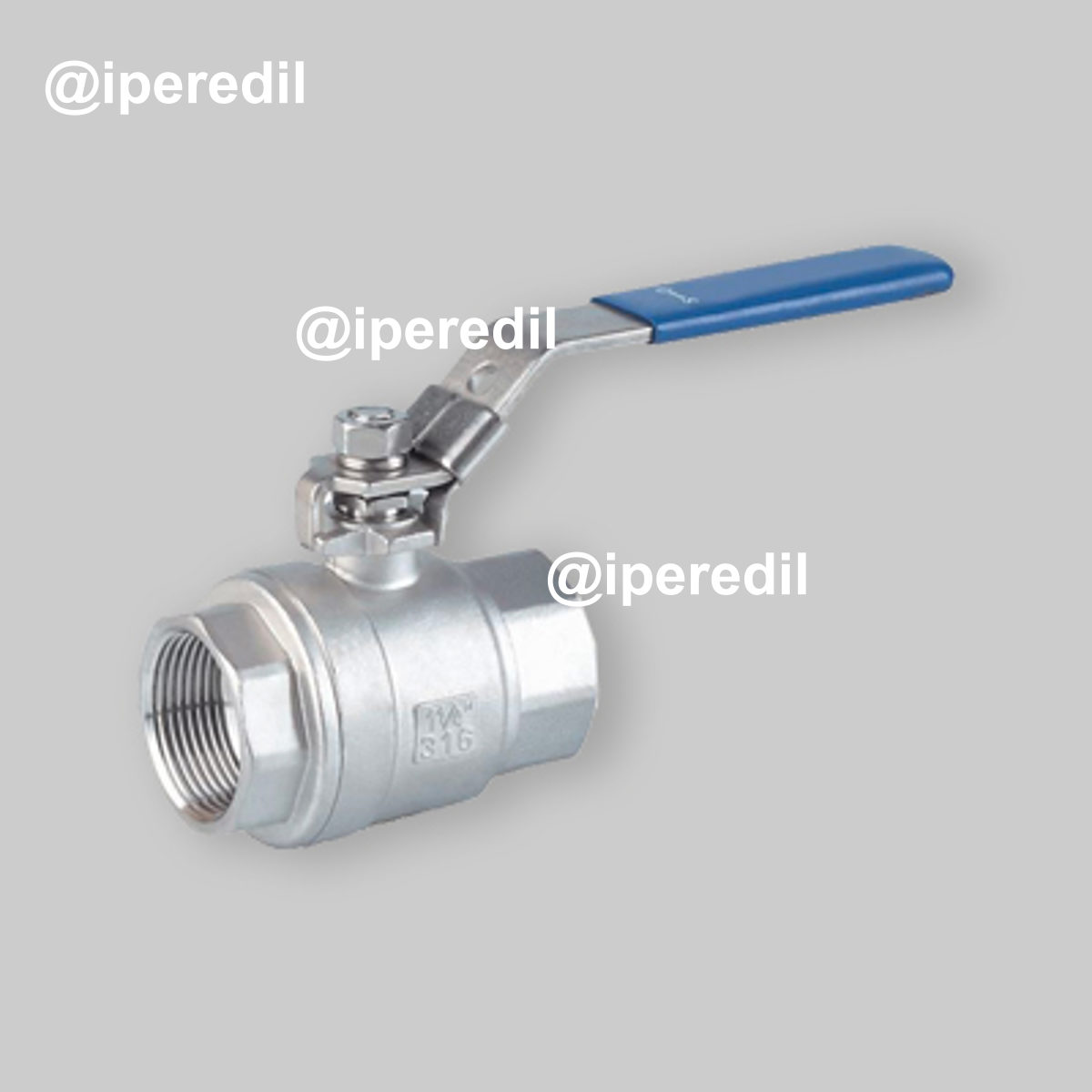 VALVOLA A SFERA FEMMINA/FEMMINA IN ACCIAIO INOX LUCCHETTABILE 1/2"