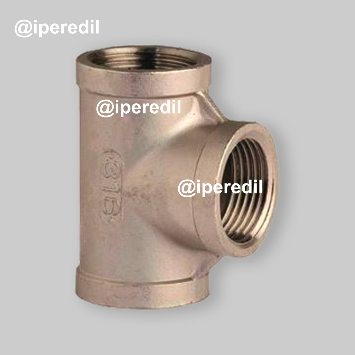 TEE FEMMINA IN ACCIAIO INOX 1/2" - 22701002