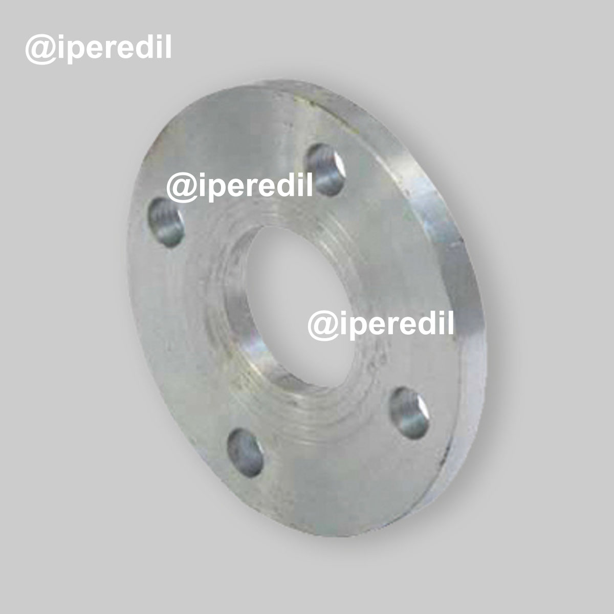 FLANGIA PIANA PN6 IN ACCIAIO AL CARBONIO A SALDARE 2" DN50 a 4 Fori Ø14