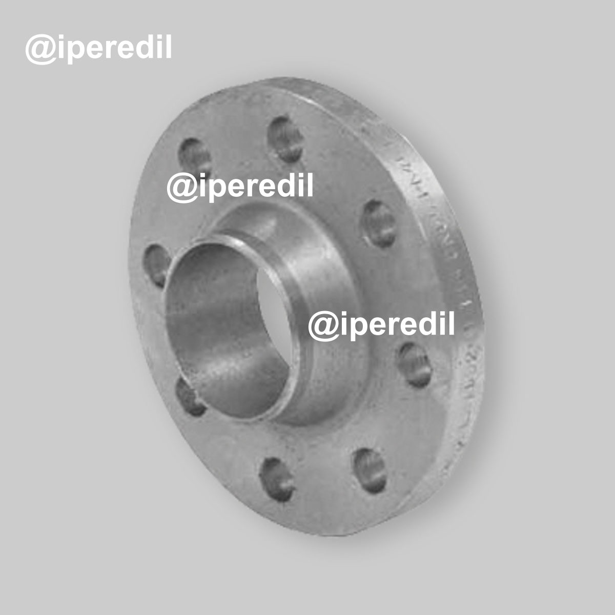 FLANGIA CON COLLARINO PN6 IN ACCIAIO AL CARBONIO A SALDARE 3" DN80 a 4 Fori Ø18