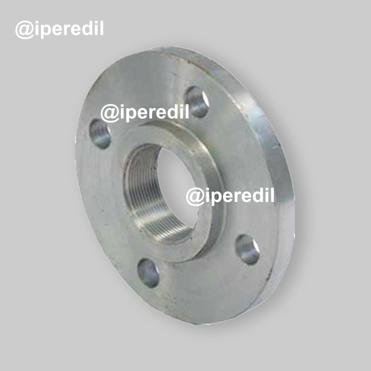 FLANGIA FILETTATA IN ACCIAIO AL CARBONIO A SALDARE 2" DN50 a 4 Fori Ø14 - PN6