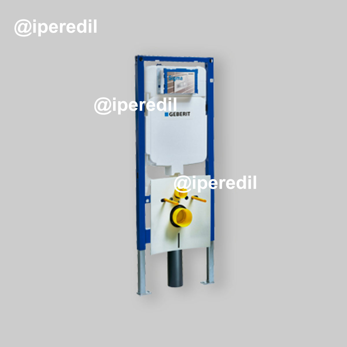 CASSETTA DI SCARICO A INCASSO "DUOFIX SIGMA 8" Wc sospesi 114 cm