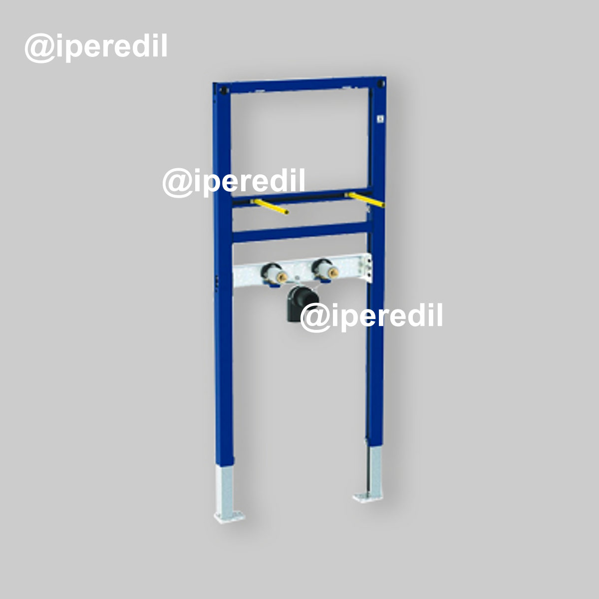 MODULO "DUOFIX" PER LAVABO SOSPESO SU CARTONGESSO cm 112