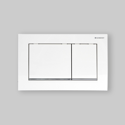 PLACCA DI COMANDO "SIGMA 30" Bianca/Satinata/Bianca