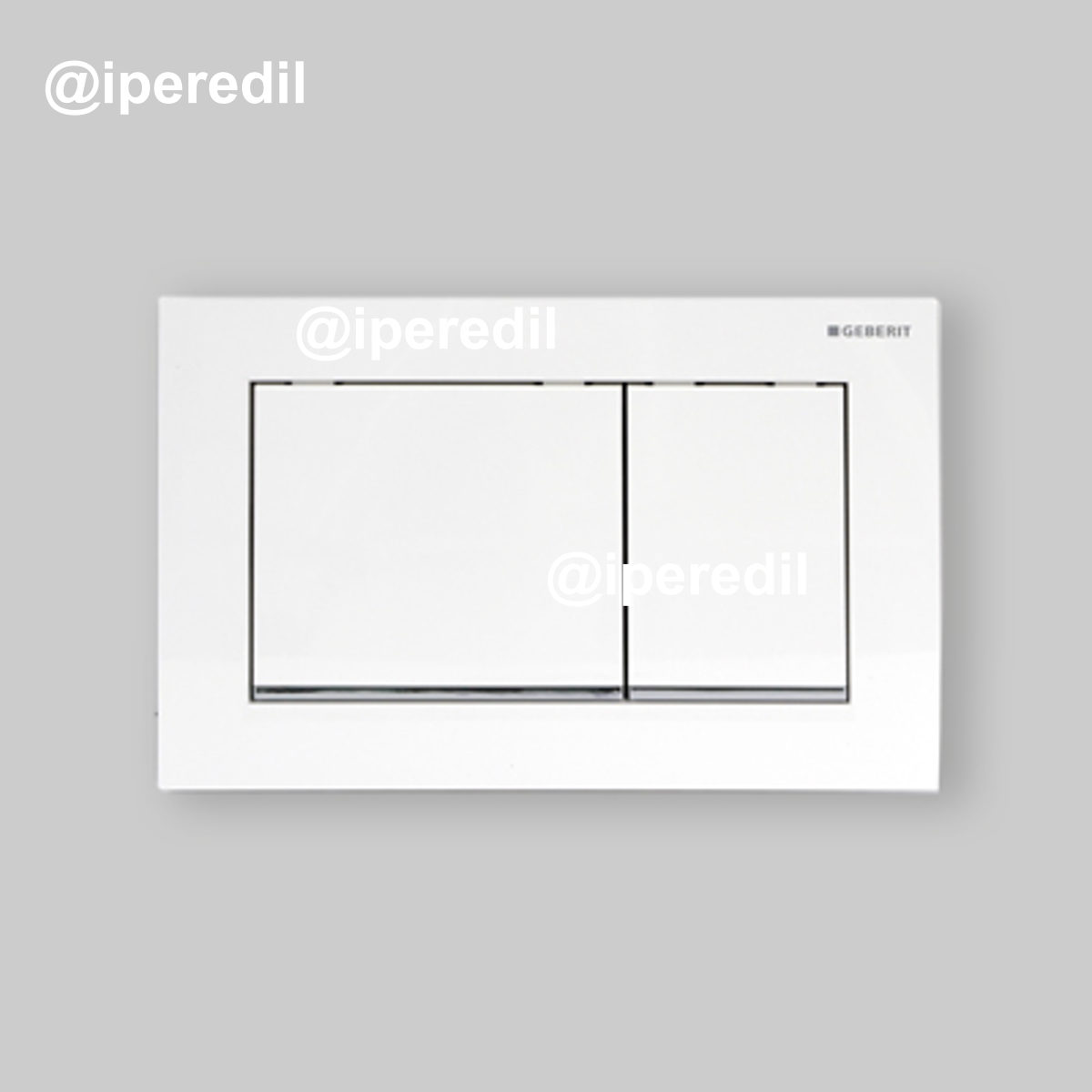 PLACCA DI COMANDO "SIGMA 30" Bianco/Bianco Opaco/Bianco