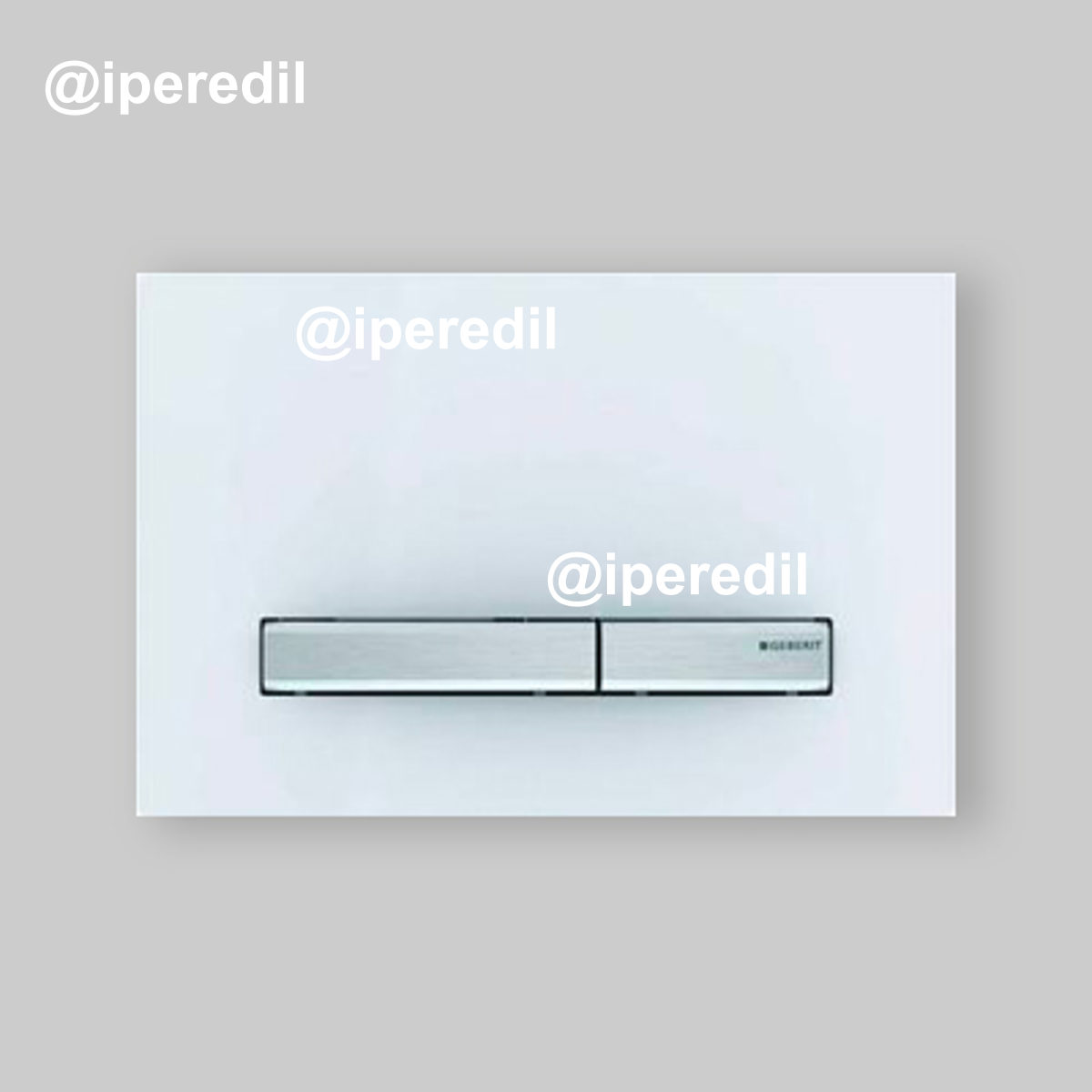 PLACCA DI COMANDO "SIGMA 50" Personalizzabile** / Cromato