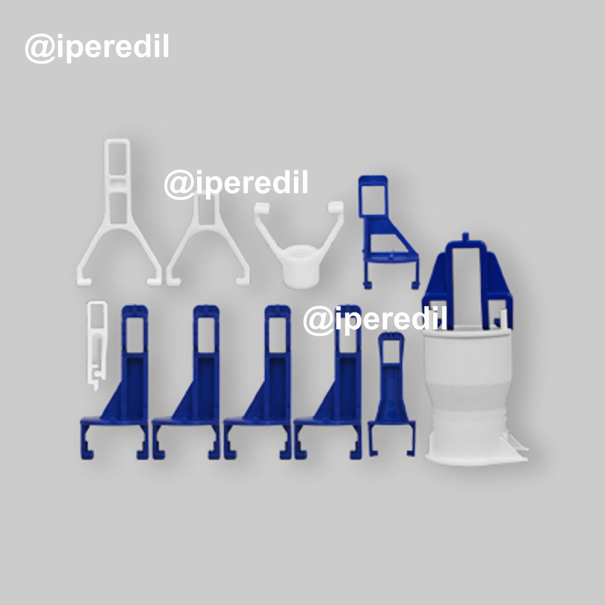 KIT STAFFA PER CAMPANA SU CASSETTE INCASSO GEBERIT -