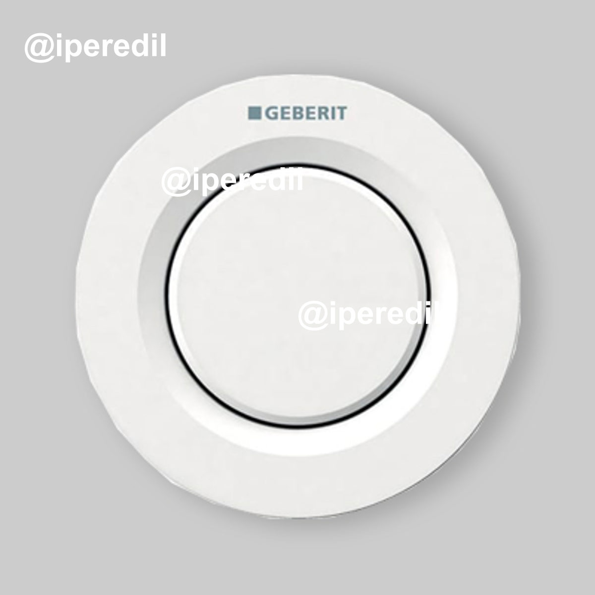 COMANDO PNEUMATICO MONOTASTO VERSIONE INCASSO Bianco