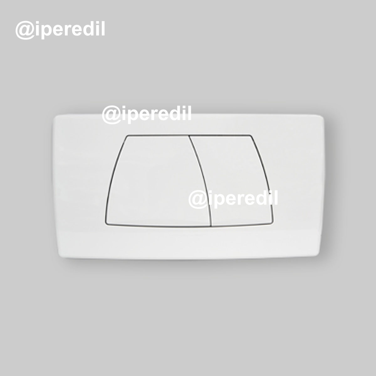 PLACCA DI COMANDO "SIGMA40 ROUND" Vetro Bianco