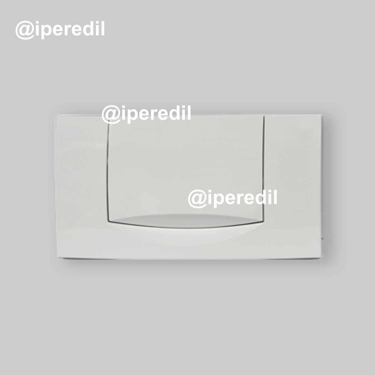 PLACCA DI COMANDO MONOTASTO "200F" Bianca