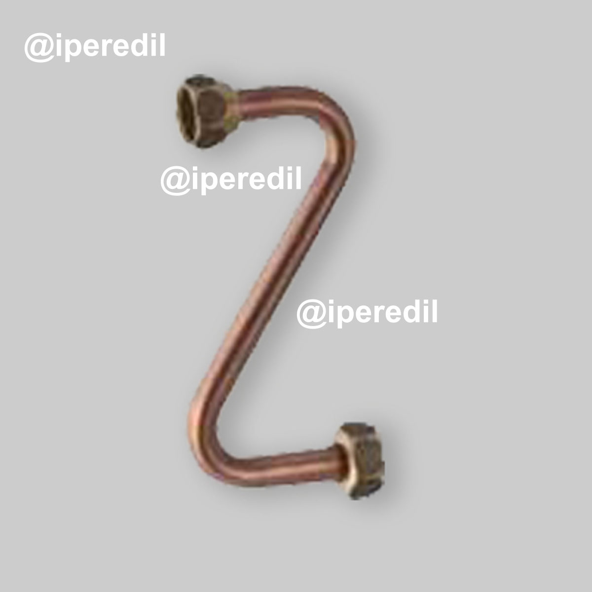 TUBO RAME PER GALLEGGIANTE GEBERIT Ø 10 + 2 calotte 3/8"