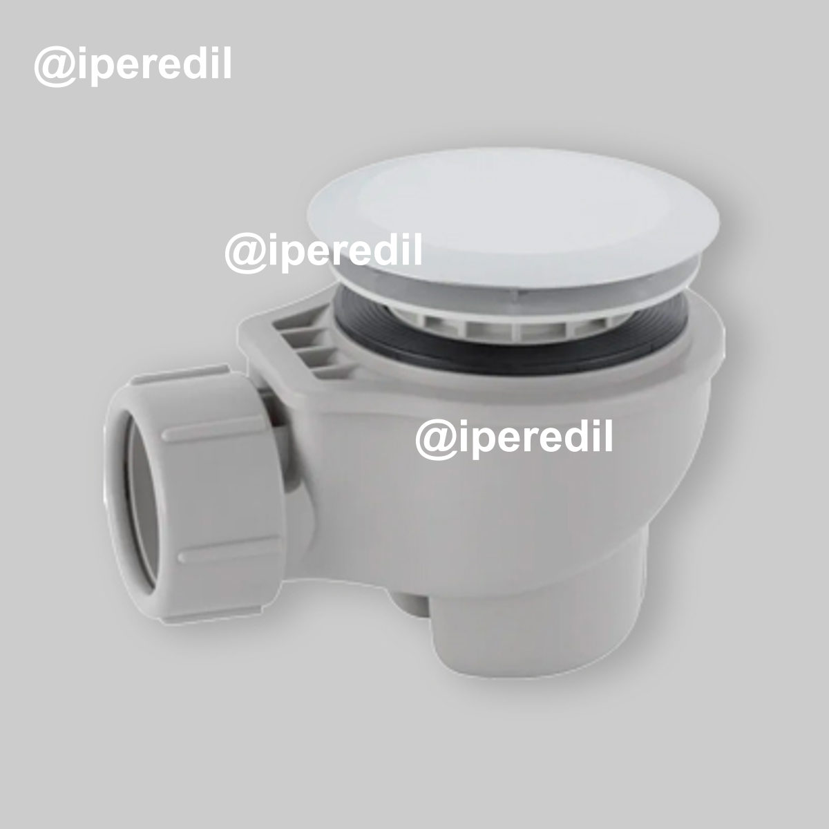 PILETTA DI SCARICO PER PIATTO DOCCIA Ø60 CON PIATTELLO Uscita Ø40 x H.85 mm