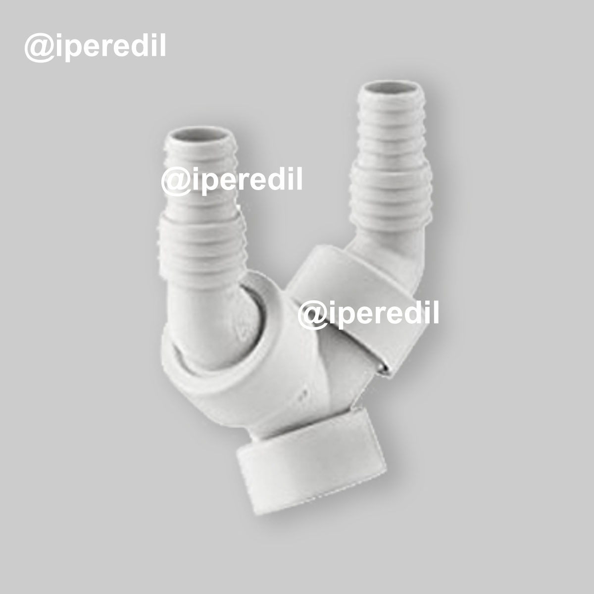 ATTACCO DOPPIO LAVATRICE E LAVASTOVIGLIE 1" x Ø19/23 mm