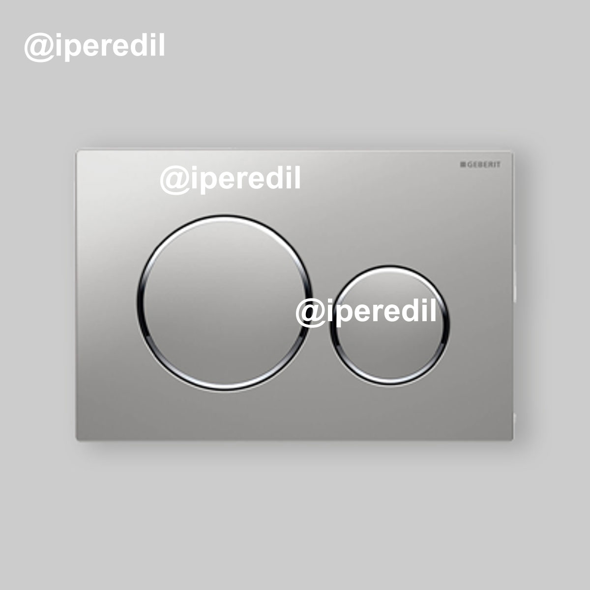 PLACCA DI COMANDO "SIGMA 20" ANTIVANDALO Acciaio Inox spazzolato