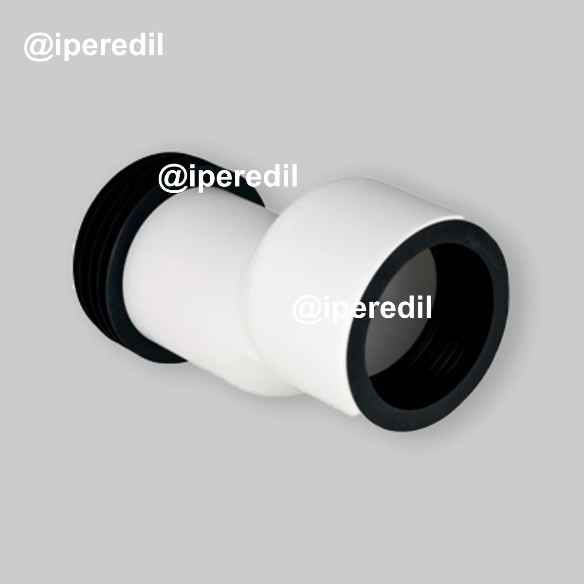 KIT RACCORDO DIRITTO PER VASO SOSPESO DISASSATO GEBERIT 0° - 3 cm