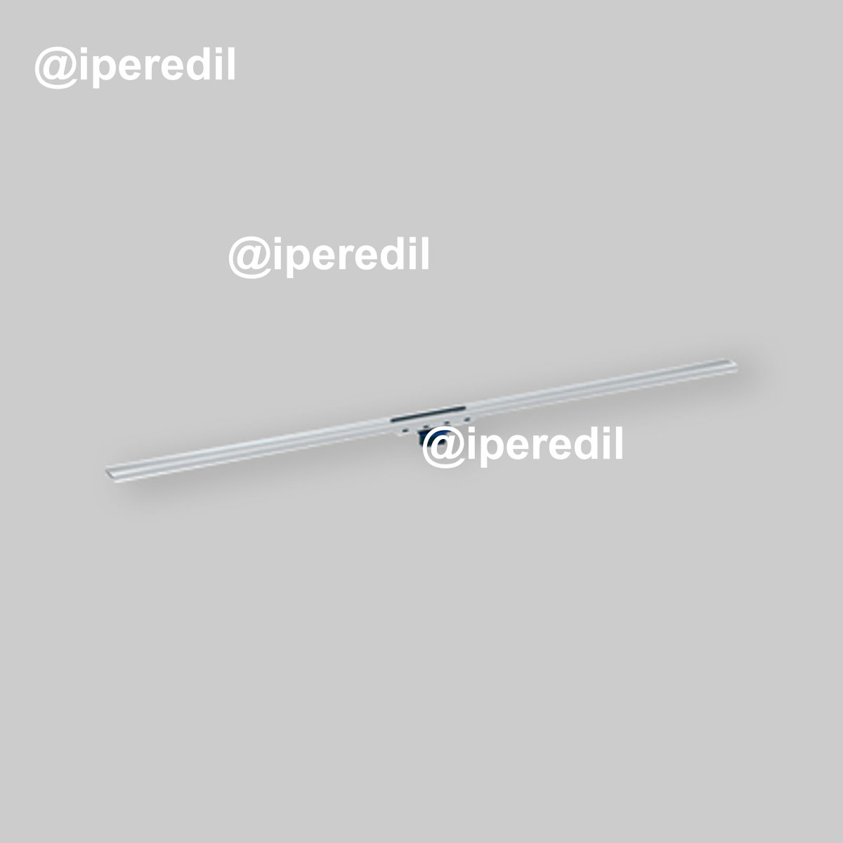 CANALINA DOCCIA "CLEANLINE80" NERO CROMATO SPAZZOLATO L. 30-90 cm