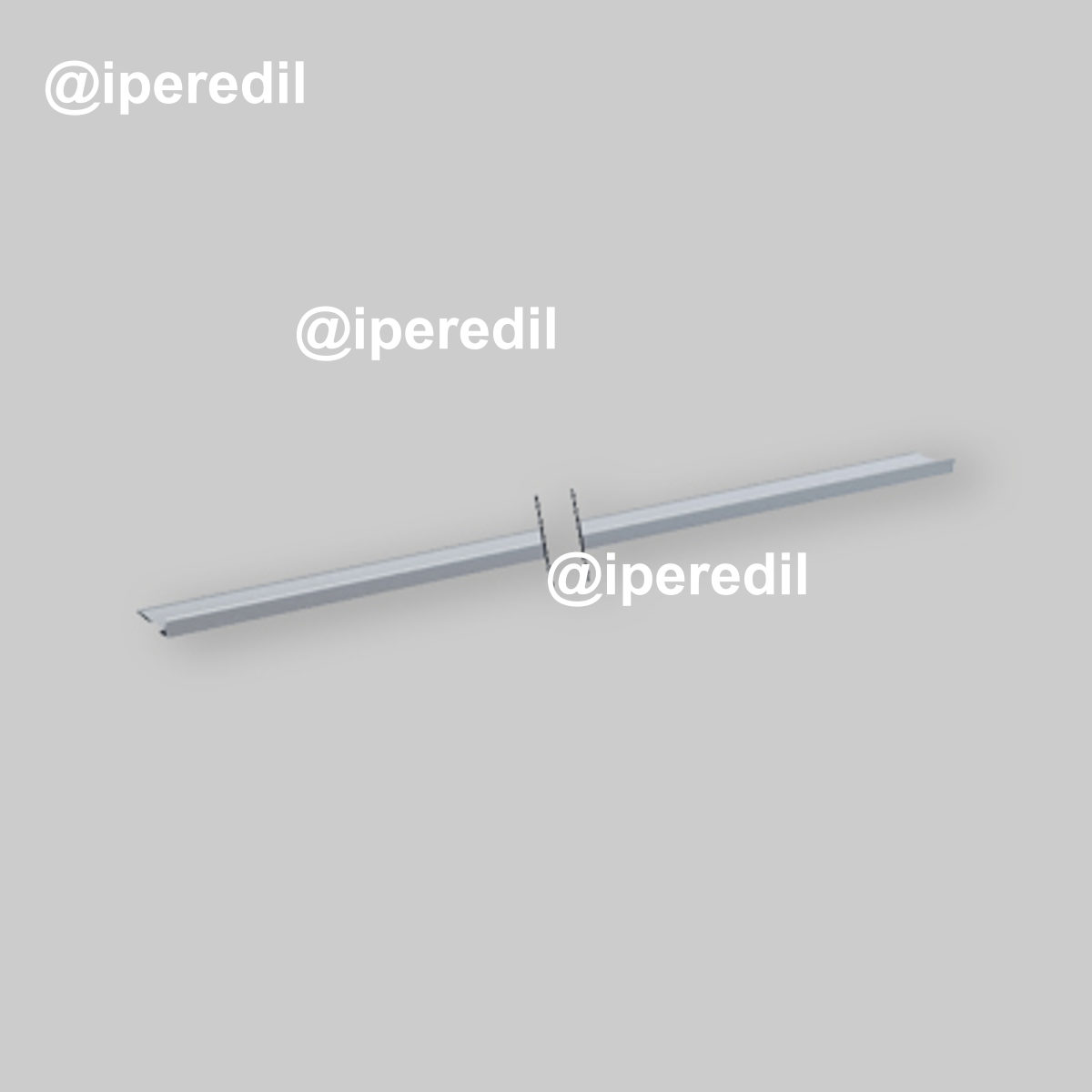 PROFILO COLLETTORE PER DOCCIA CON SCARICO A PARETE "COMBIFIX" Acciaio Inox Spazzolato - 115 cm