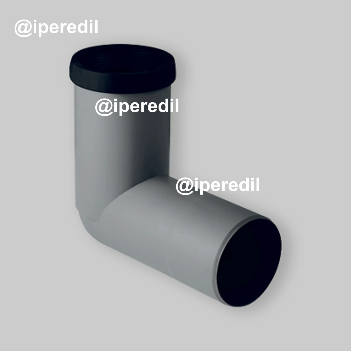 CURVA TECNICA 90° PROLUNGATA PER WC A PAVIMENTO IN PP-HTs GEBERIT Ø90 mm