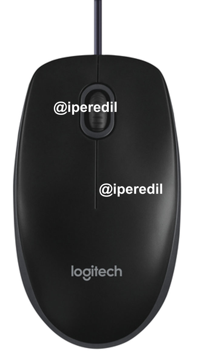 LOGITECH MOUSE OTTICO USB B100 NERO 910-003357