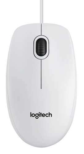 LOGITECH MOUSE OTTICO USB B100 BIANCO 910-003360