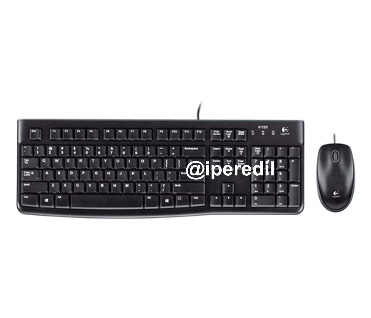 LOGITECH TASTIERA+MOUSE USB NERO MK120 920-002543 - 300000259