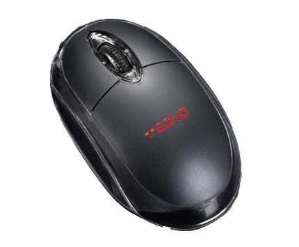 TECNO MOUSE OTTICO USB 800DPI CAVO 120CM NERO RETAIL TC-11