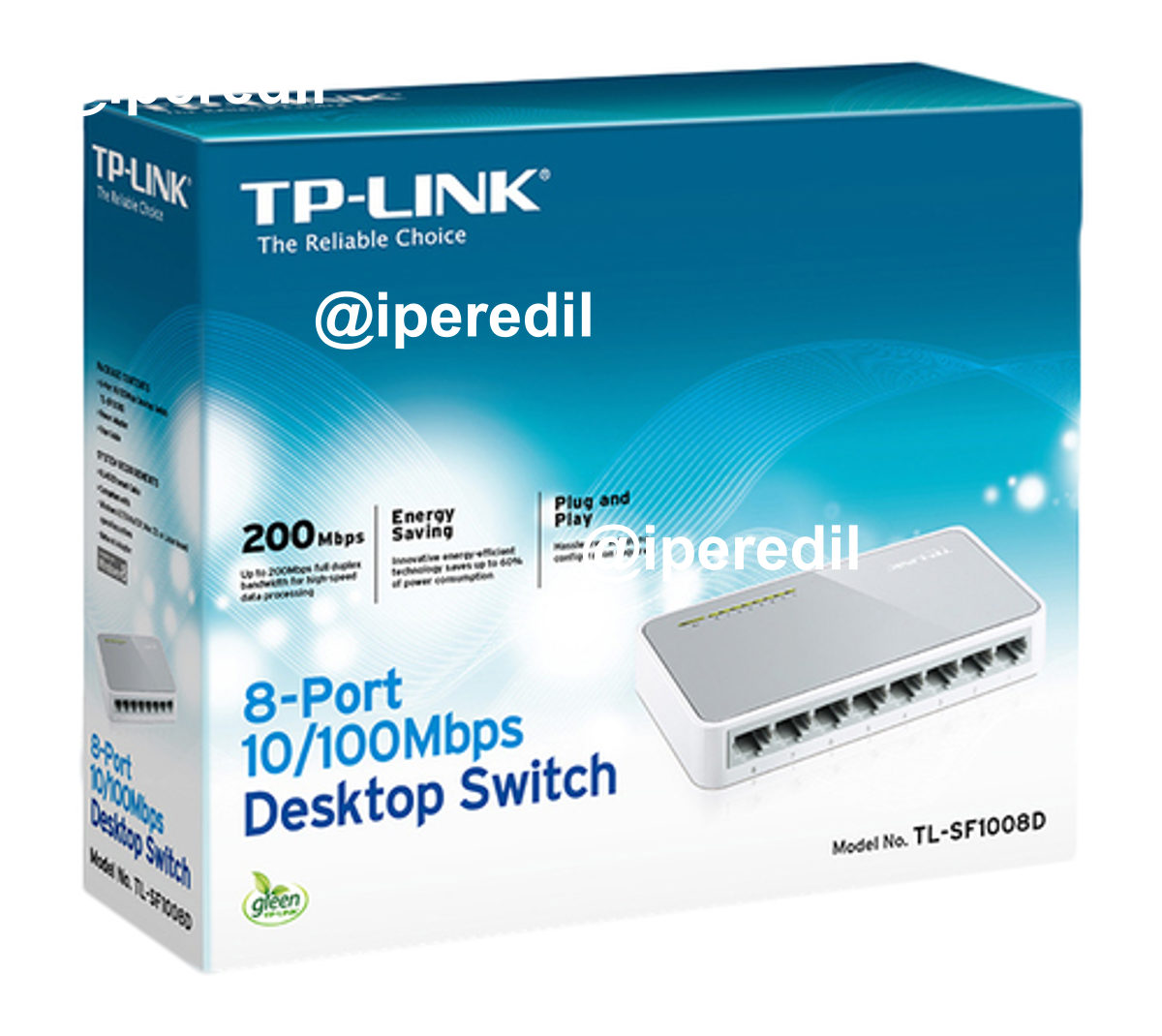 TPLINK HUB SWITCH 8 PORTE 10/100 TL-SF1008D