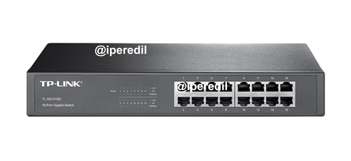 TPLINK HUB SWITCH 16 PORTE GIGABIT 10/100/1000 TL-SG1016D
