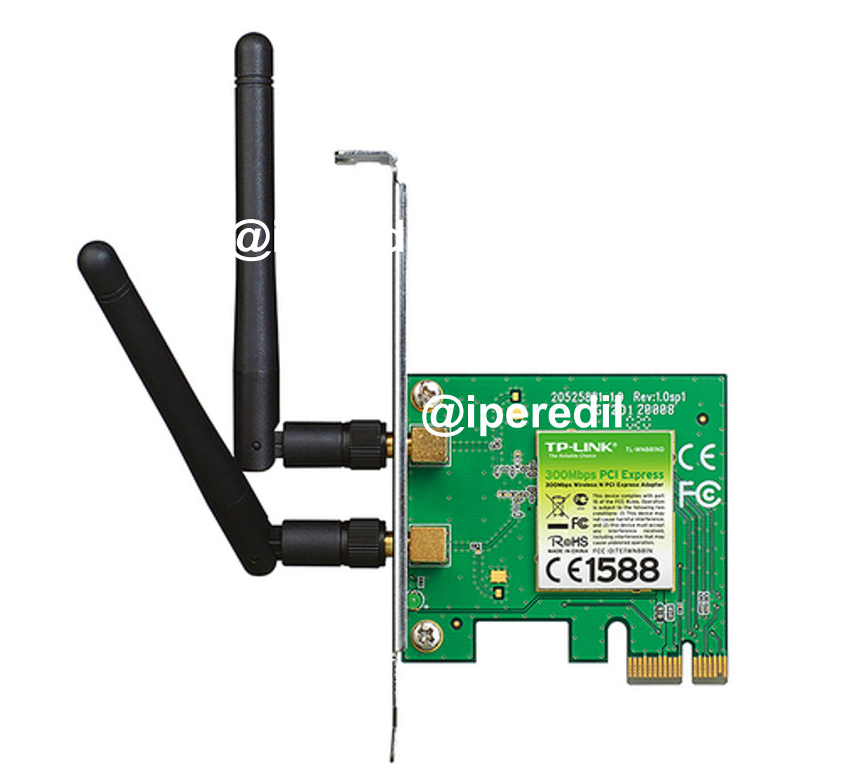 TPLINK SCHEDA DI RETE WIFI 300MBPS PCIE TL-WN881ND