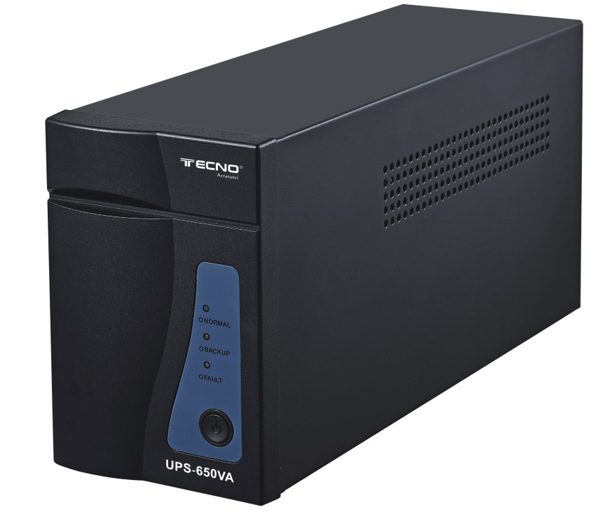 TECNO UPS 1200VA 500W 3 USCITE BIVALENTI FUNZIONE AC RESTART