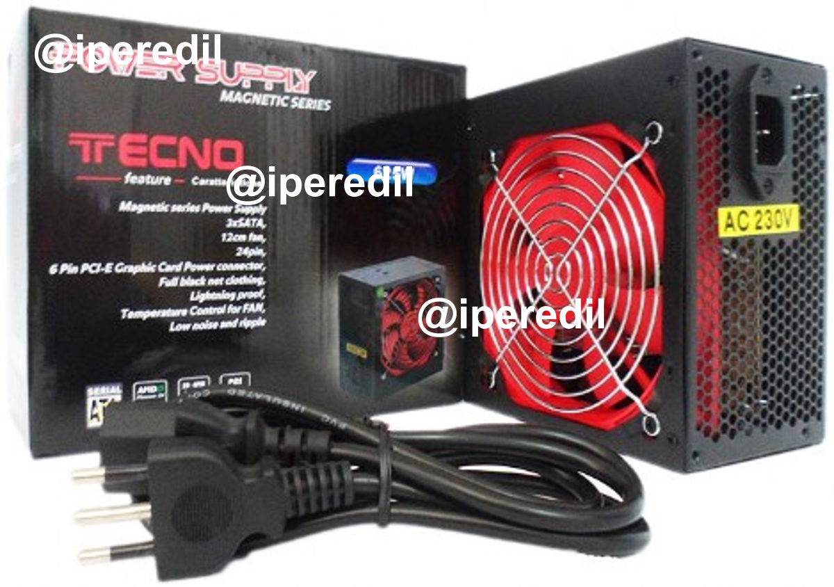 TECNO ALIMENTATORE PC ATX 625W BIG FAN 12CM RETAIL
