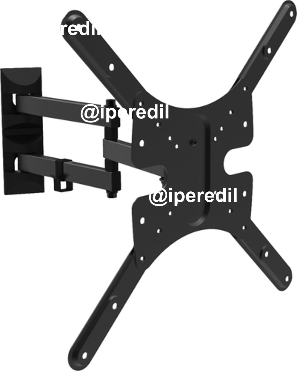 TECNO STAFFA PER TV DOPPIO SNODO UNIVERSALE NERO 13/55" ST029